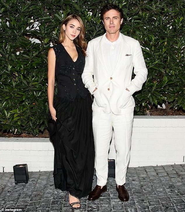 Cowan, seen here with boyfriend Casey Affleck, revealed she also worked with a stylist, Alex Shera, who she credits as a huge part of her fashion journey.