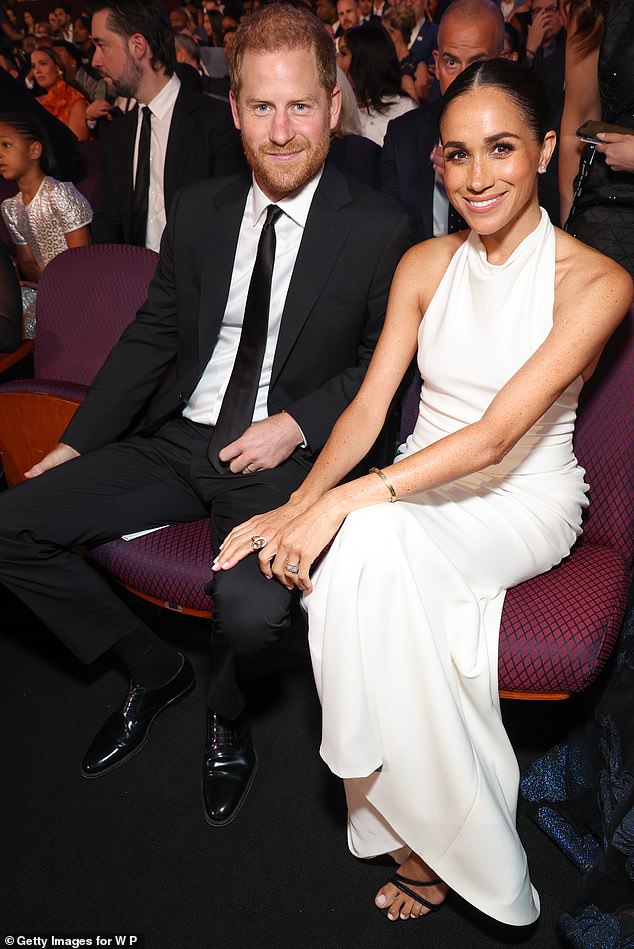 Pictured: The Duke and Duchess of Sussex at the ESPY Awards in Hollywood in July 2024