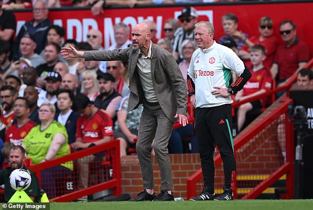 The pair later turned the tables when Ten Hag became manager of Manchester United