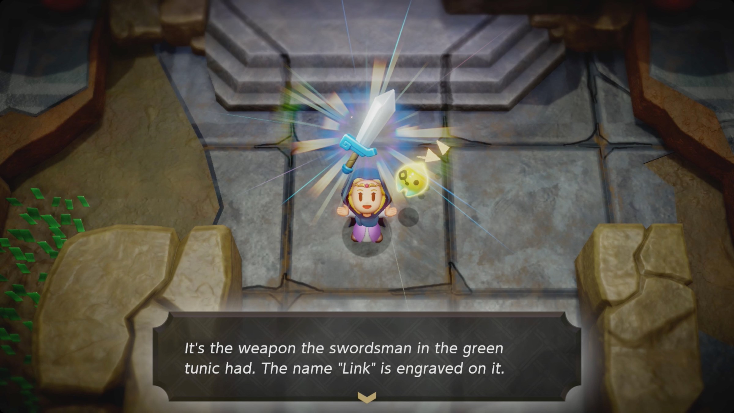 Zelda: Echoes of Wisdom Zelda Finds Link's Sword