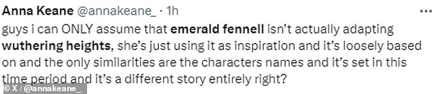 It is unknown to what extent Fennell's version will follow the book