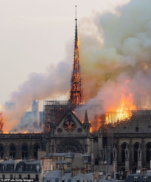 On April 15, 2019, millions of people around the world watched in horror as firefighters battled through the night to save the cathedral as a fire ripped through the roof and toppled the spire.