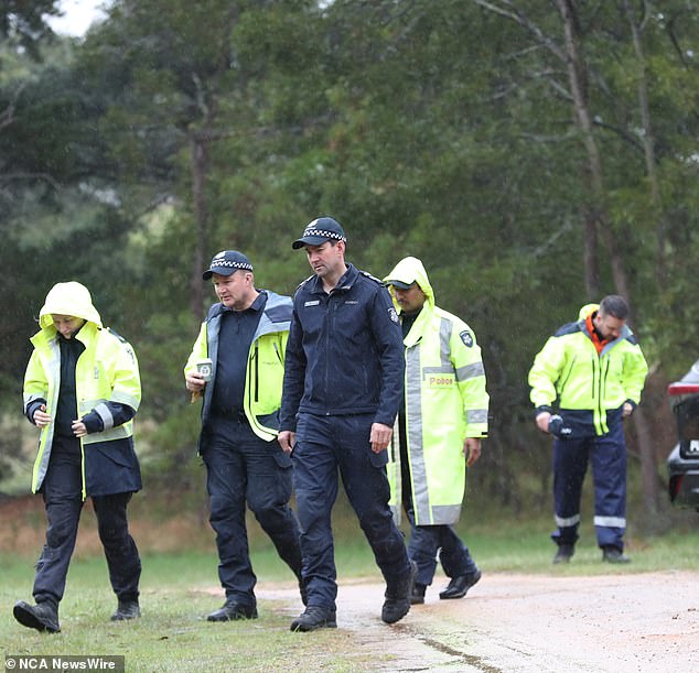 Dozens of police officers gathered near Grenville, south of Ms Murphy's home, on Wednesday for a new search to find her body