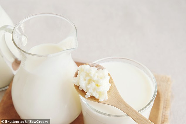 Today, kefir products include drinks, yogurts, and ice cream (stock image)