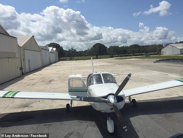 Loy posted this photo of a private jet in 2017. It's unclear if this is the same plane involved in the drug bust