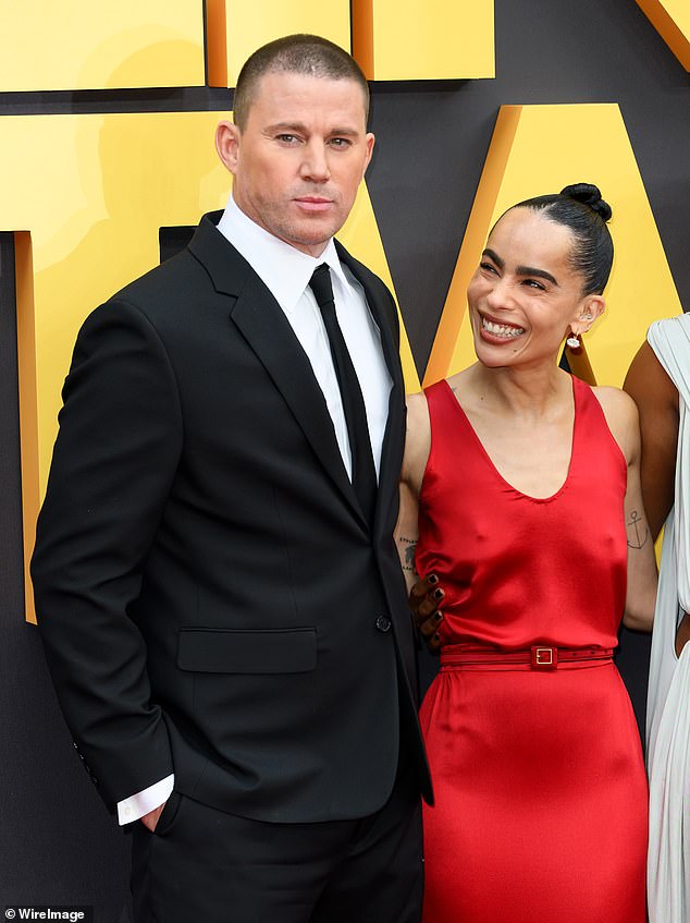 Tatum is engaged to actress Zoë Kravitz, 35