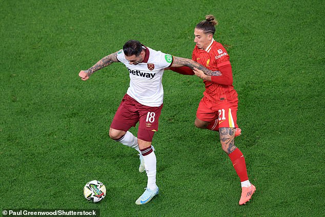 Danny Ings (left) was unable to enjoy his return to his former club Liverpool on Wednesday evening