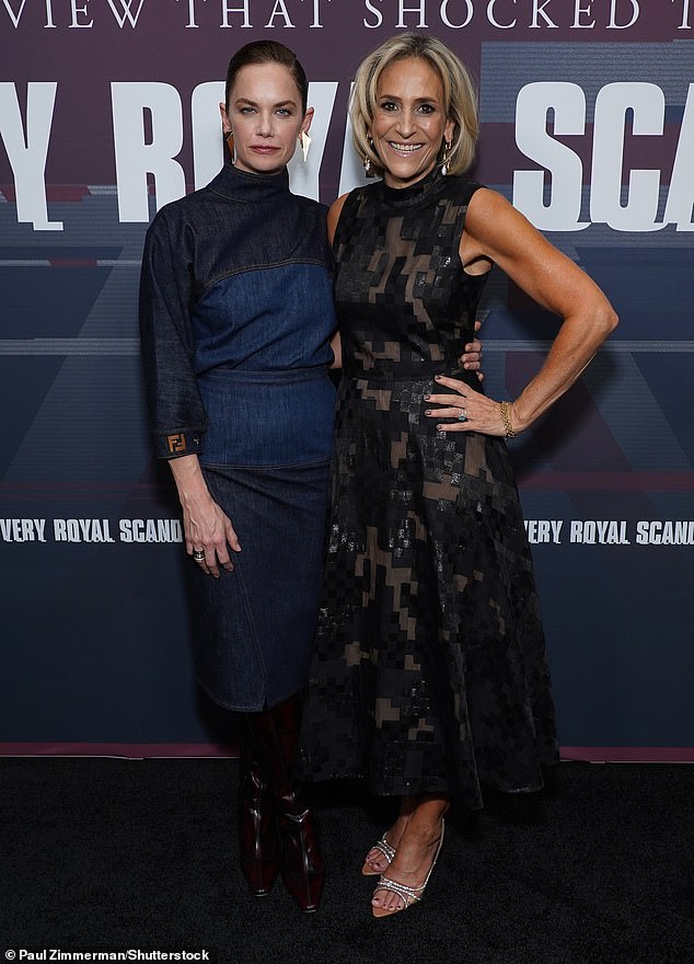 Emily and Ruth are seen at a screening of the series in New York earlier this month