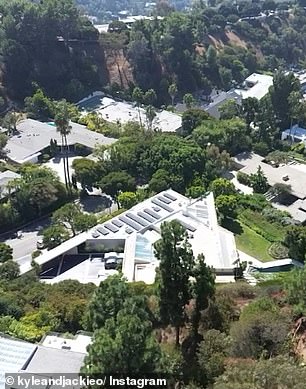 The multi-million dollar home, where Kyle often lives when he visits America, is located in the same neighborhood as the Playboy mansion