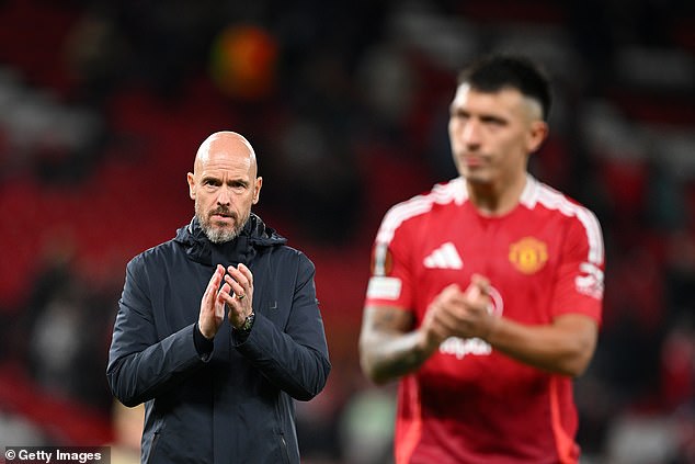 Ten Hag blamed his United players for their inaction against their Dutch opponents