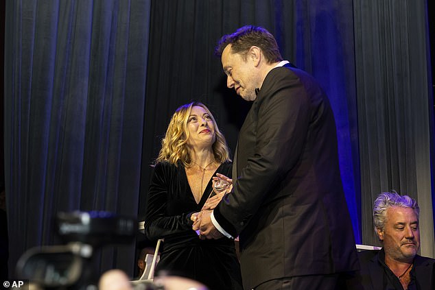 Meloni had asked Musk to present her with the Global Citizen Award during the ceremony in New York City on Monday evening