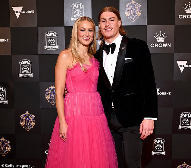 Reid enjoyed his Brownlow debut on Monday and won the Goal of the Year award