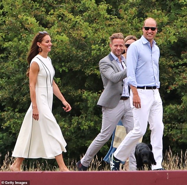 The former helicopter instructor who accompanied Kate and William to a charity polo cup in 2022