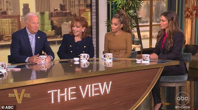 President Joe Biden Appears on The View