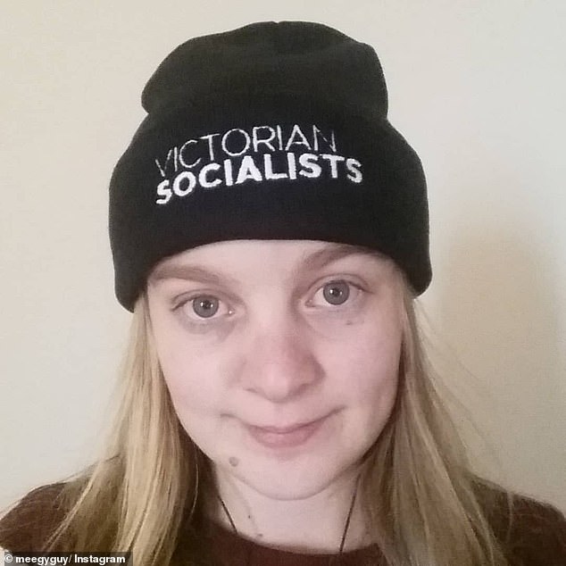 Ms Guy (pictured) was asked if she 'regretted' organising eight-week pro-Palestine camps at her university, which left Jewish students exposed to anti-Semitism