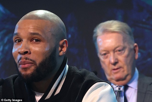 The boxer took on a promoter in London, provoking a furious response from Frank Warren