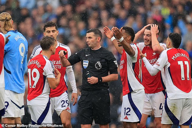 Arsenal played the entire second half with 10 men after Leandro Trossard was sent off