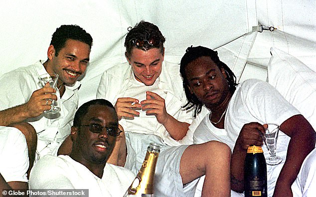 It comes after the Titanic star broke his silence on rumours of his connection to Sean 'Diddy' Combs; pictured in the Hamptons at Diddy's Labor Day party in 1998