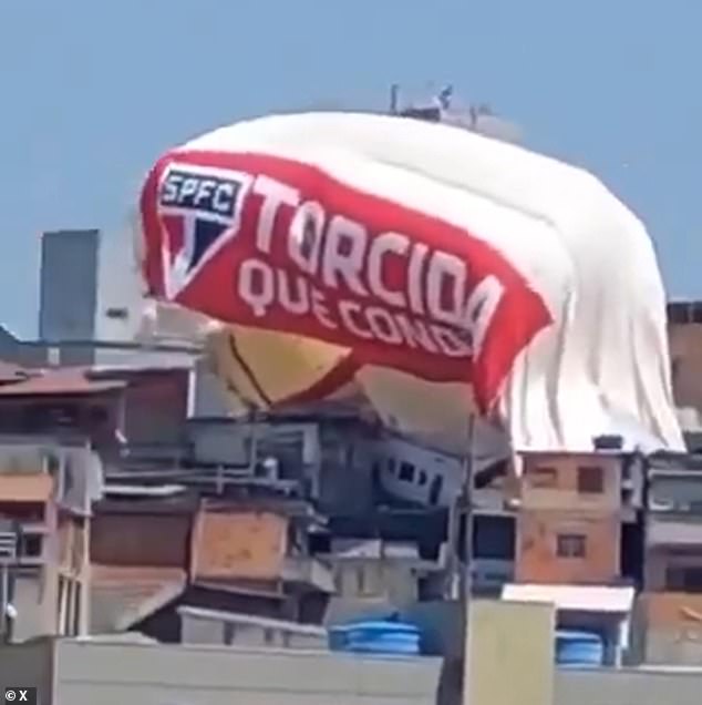 1727348443 362 Horrifying moment blimp rented by Brazilian soccer team crashes into