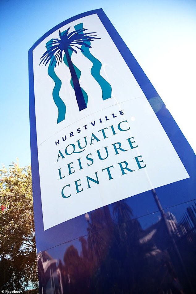 The general manager of the company running the aquatic centre (pictured) said lifeguards raised concerns about the safety of Ms Kalach who was breastfeeding her child