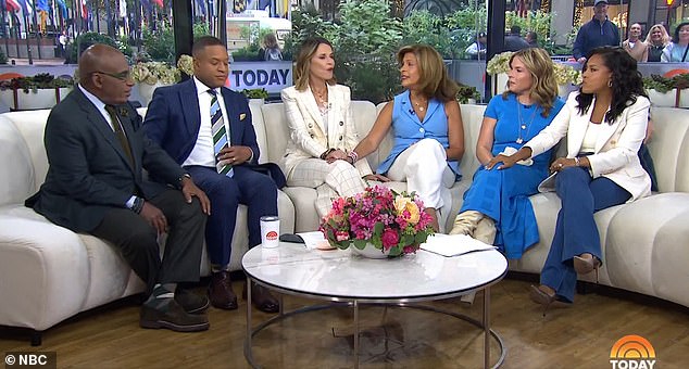 Hoda, who has worked at NBC for 26 years, became emotional as she shared the news live on the radio on Thursday