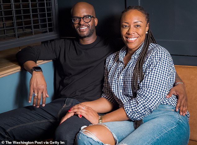 Owners Andrew Benbow, 41, and Sydney Bradford, 40, opened the bar in the hope of creating a space where both sides of politics can be discussed.