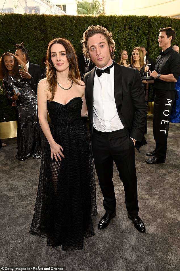 Their relationship follows his split from wife Addison Timlin, with whom he has daughters Ezer, five, and Dolores, three - pictured in 2023