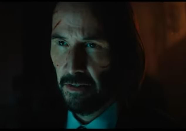 Towards the end of the clip, Keanu Reeves is seen as John Wick as he confronts Anna's martial arts-skilled ballerina