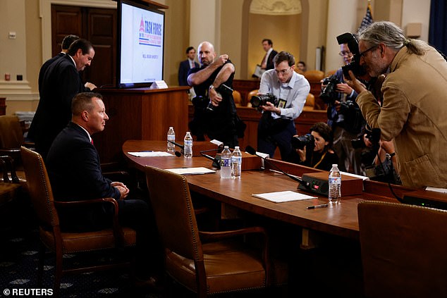 Pennsylvania State Police Lieutenant John Herold attends a House Task Force hearing on the attempted assassination of Donald J. Trump