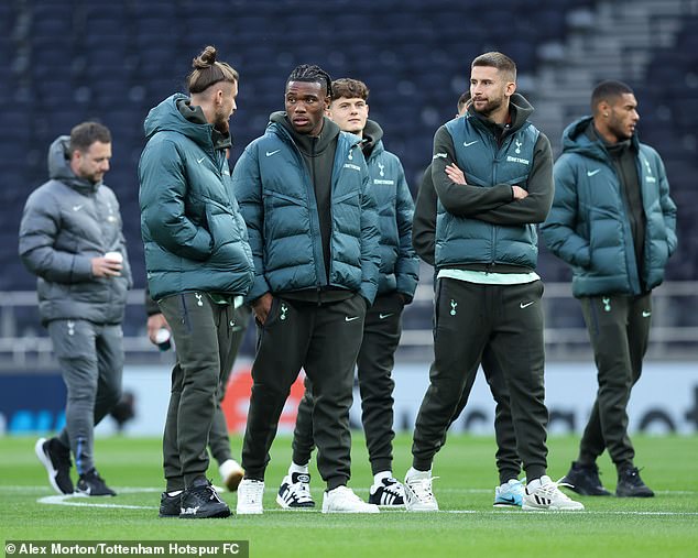 Tottenham's players arrived at the stadium much earlier than the opposition on Thursday