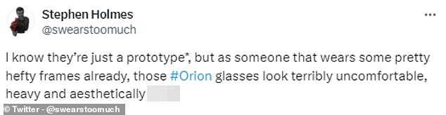 After the event, several users flocked to X (formerly Twitter) to give their first impressions of the glasses