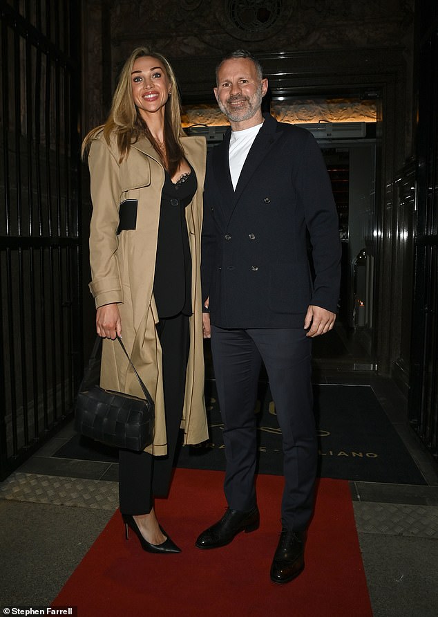 Zara and the retired Manchester United footballer, 50, who have been dating since 2021, announced in April that they are expecting their first child together (pictured in March)