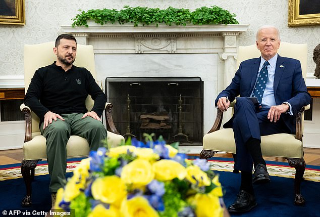 Zelensky also met with President Joe Biden, whose administration is pushing out billions in military aid to Ukraine before the end of the year.