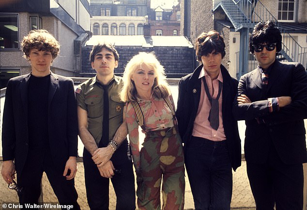 The Florida-born, New Jersey-raised singer co-founded Blondie with her ex-boyfriend Chris Stein (2-L) in 1974, and they mysteriously announced 