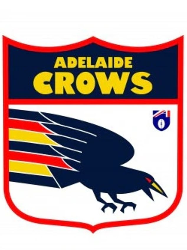 The original Adelaide Crows logo used by the club in the 1990s and into the 2000s