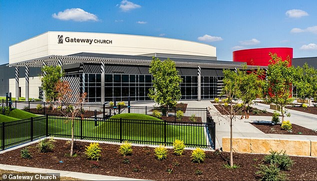 Despite having her membership revoked, Hansen said many people have applauded her for standing up, including former members, current members and staff of Gateway Church (pictured).