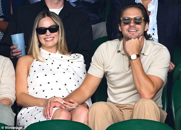 The couple (pictured in July) met in 2013 while working on Suite Française, where he was an assistant director and she was in front of the camera. They married in 2016