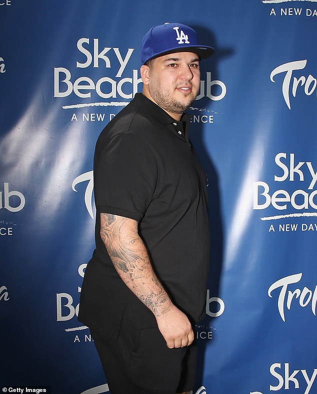 Chyna has faced allegations of domestic violence in the past from her former fiancé Rob Kardashian. Pictured in 2016 in Las Vegas