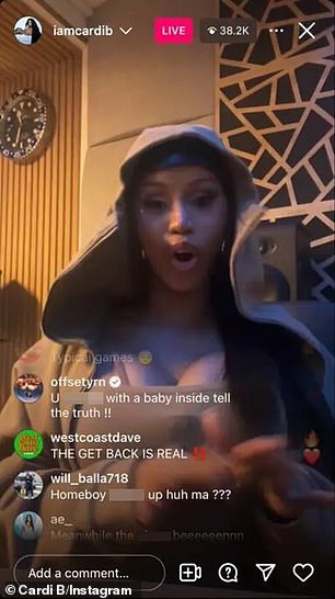 On Wednesday night, Offset accused his estranged wife Cardi B, 31, of having sex with another man during her recent pregnancy