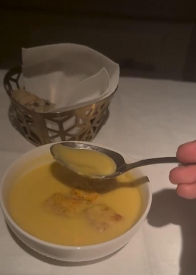 He captured in his images the lumpy soup that was served to him on board