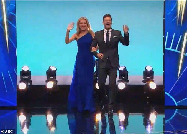 Ryan Seacrest, with Vanna White at his side, took over as host of Wheel Of Fortune on September 9, following Sajak's departure in June