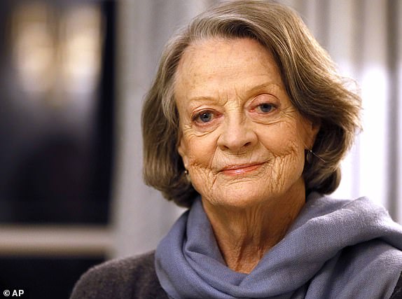 FILE - Dame Maggie Smith poses for a photo on Wednesday, December 16, 2015, in London. Smith turns 87 on December 28. (AP Photo/Kirsty Wigglesworth, file)