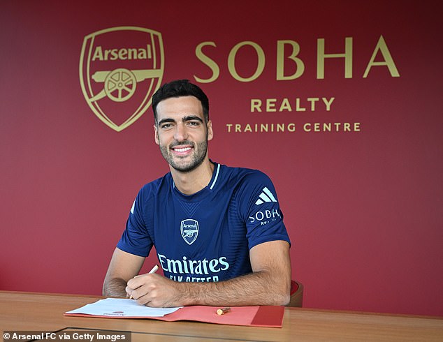 Merino is yet to make his debut for the Gunners after picking up an injury in his first training session