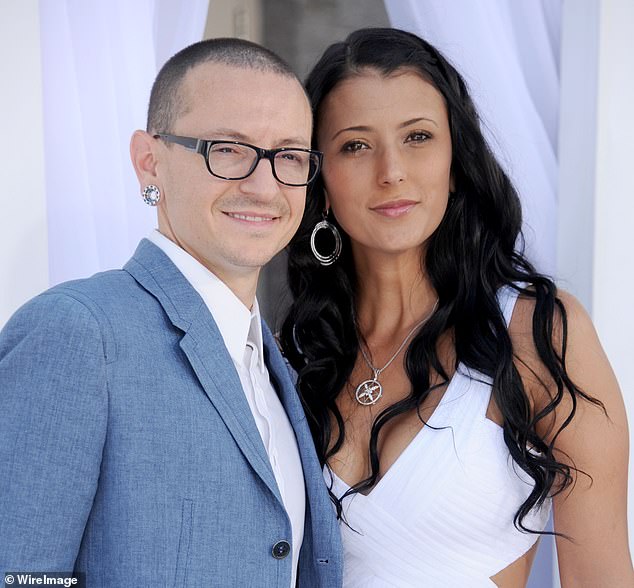 Chester's wife Talinda had said that Chester 'had been sober for almost six months' before his death – photo 2012