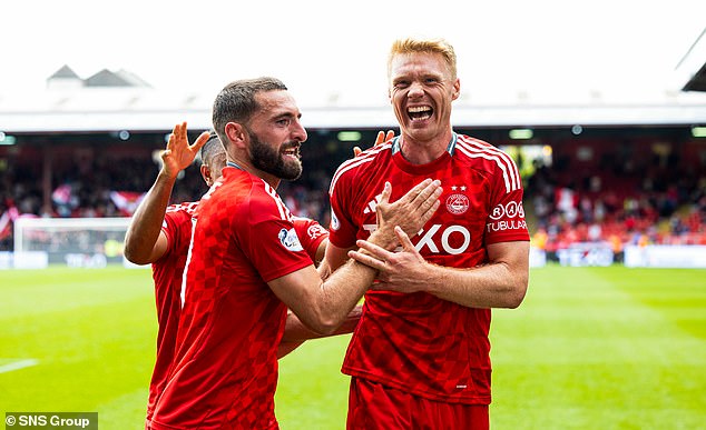 The combination of Graeme Shinnie and Sivert Heltne Nilsen was a big hit in midfield