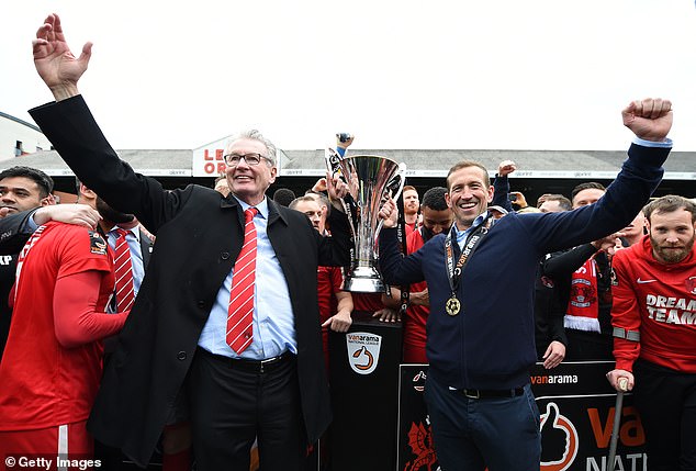 Edinburgh (right) had recently guided Leyton Orient back to the Football League before his shocking death