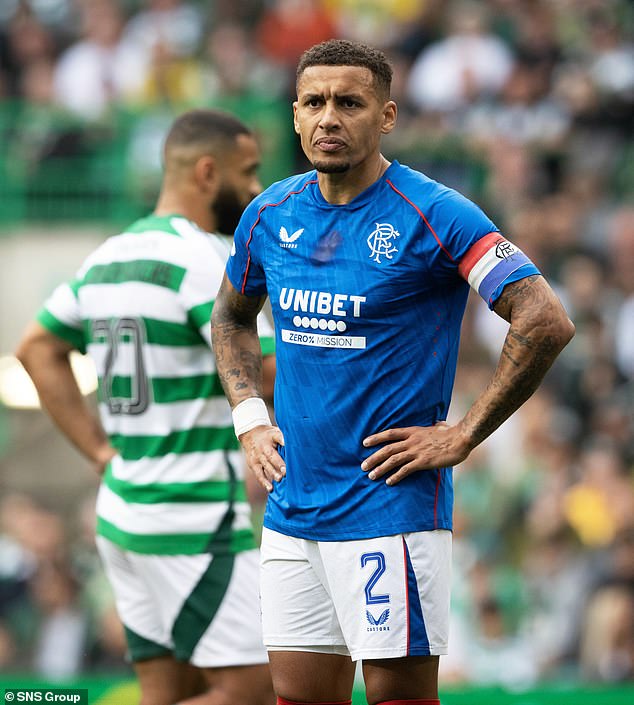 Tavernier was targeted by some Rangers fans after this month's 3-0 defeat to Celtic