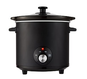 Although the Kmart slow cooker is as premium as the more expensive purchases on the market, it performed well (3L slow cooker pictured)