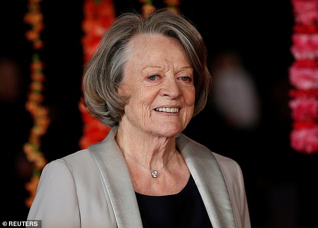 Dame Maggie Smith is hailed as 'wise, witty, waspish, wonderful' as celebrities pay tribute after her death (pictured in 2015)