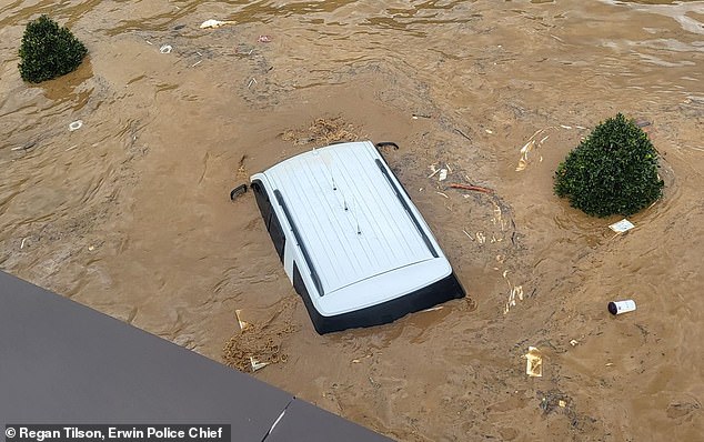 Several hospital emergency vehicles were lost due to the flooding